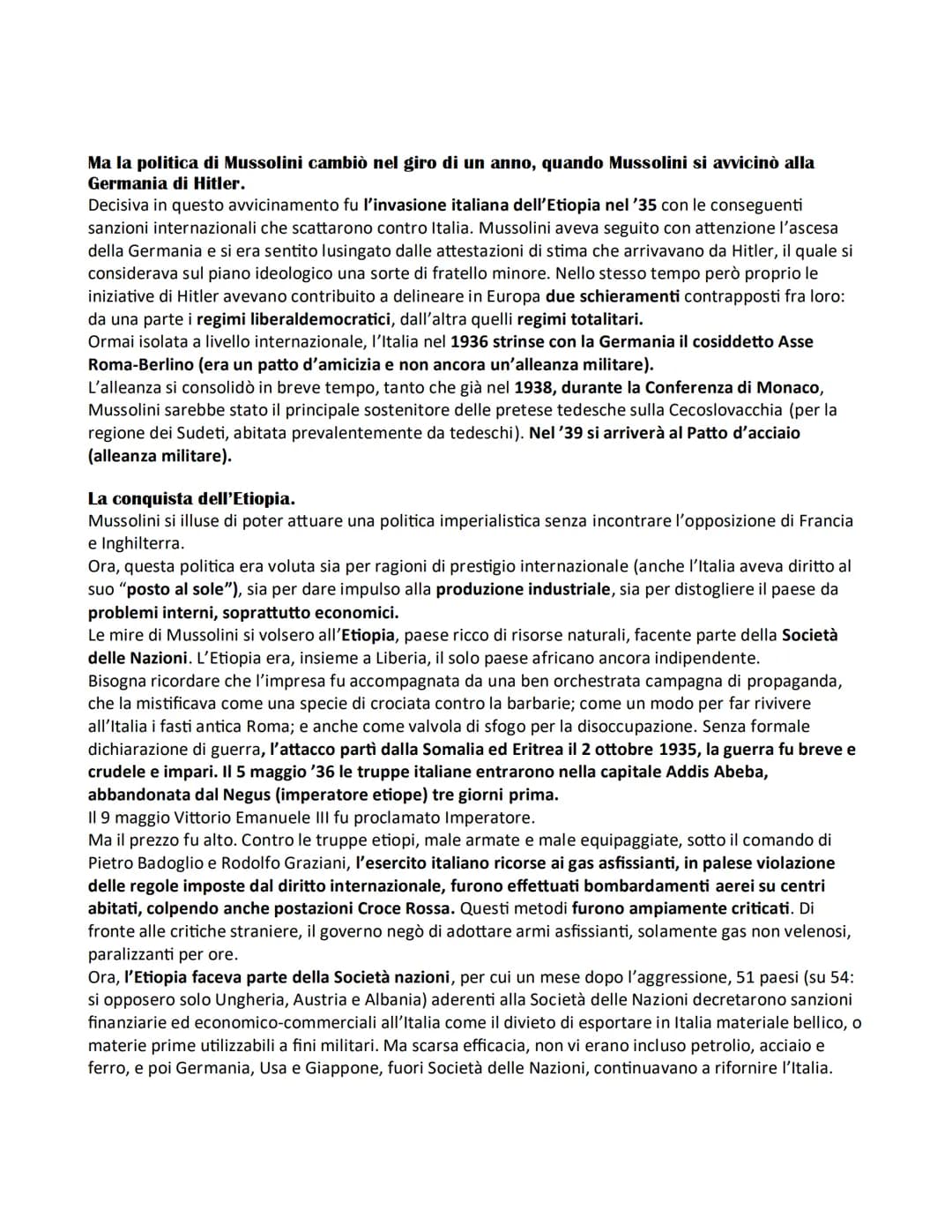 L'ITALIA FASCISTA
1) La transizione dallo Stato liberale allo Stato fascista.
Una fase transitoria.
Abbiamo detto che quando Mussolini fu pr
