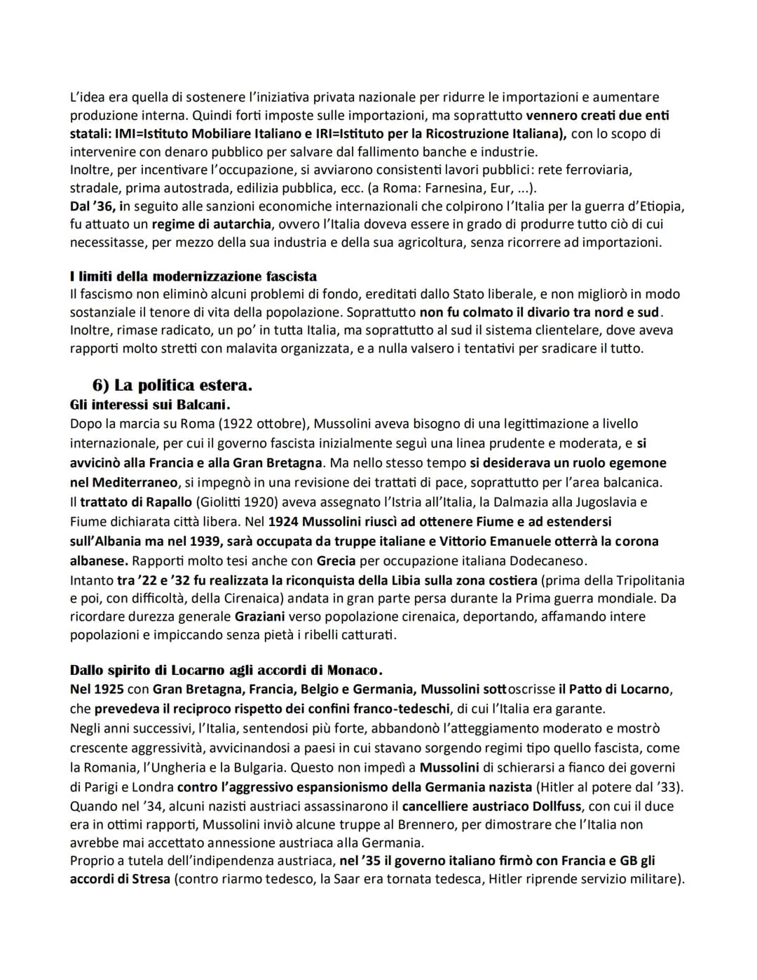 L'ITALIA FASCISTA
1) La transizione dallo Stato liberale allo Stato fascista.
Una fase transitoria.
Abbiamo detto che quando Mussolini fu pr