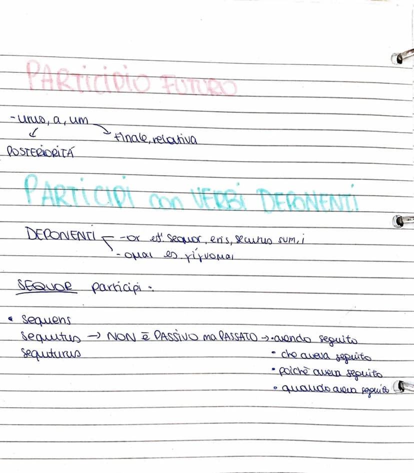 2
с
PARTICIPIO
0
aggettivo verbale
• HA TRE TEMPI : posente, perfetto, futuro.
PARTICIPIO PRESENTE
тема PRESENTE (+ vocale bemati -e-) +-ns,