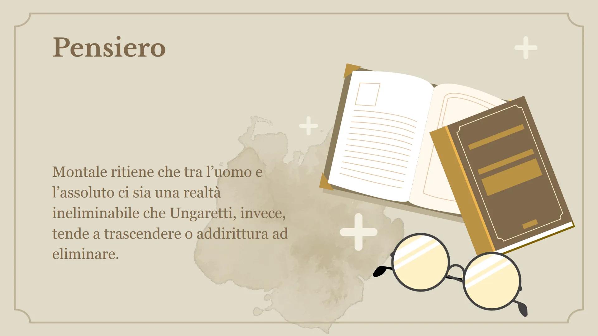 +
+
Letteratura:
vita, opere e
pensiero Autori
01. Giuseppe Ungaretti
02. Eugenio Montale
03. Umberto Saba
04. Salvatore Quasimodo 01
Giusep