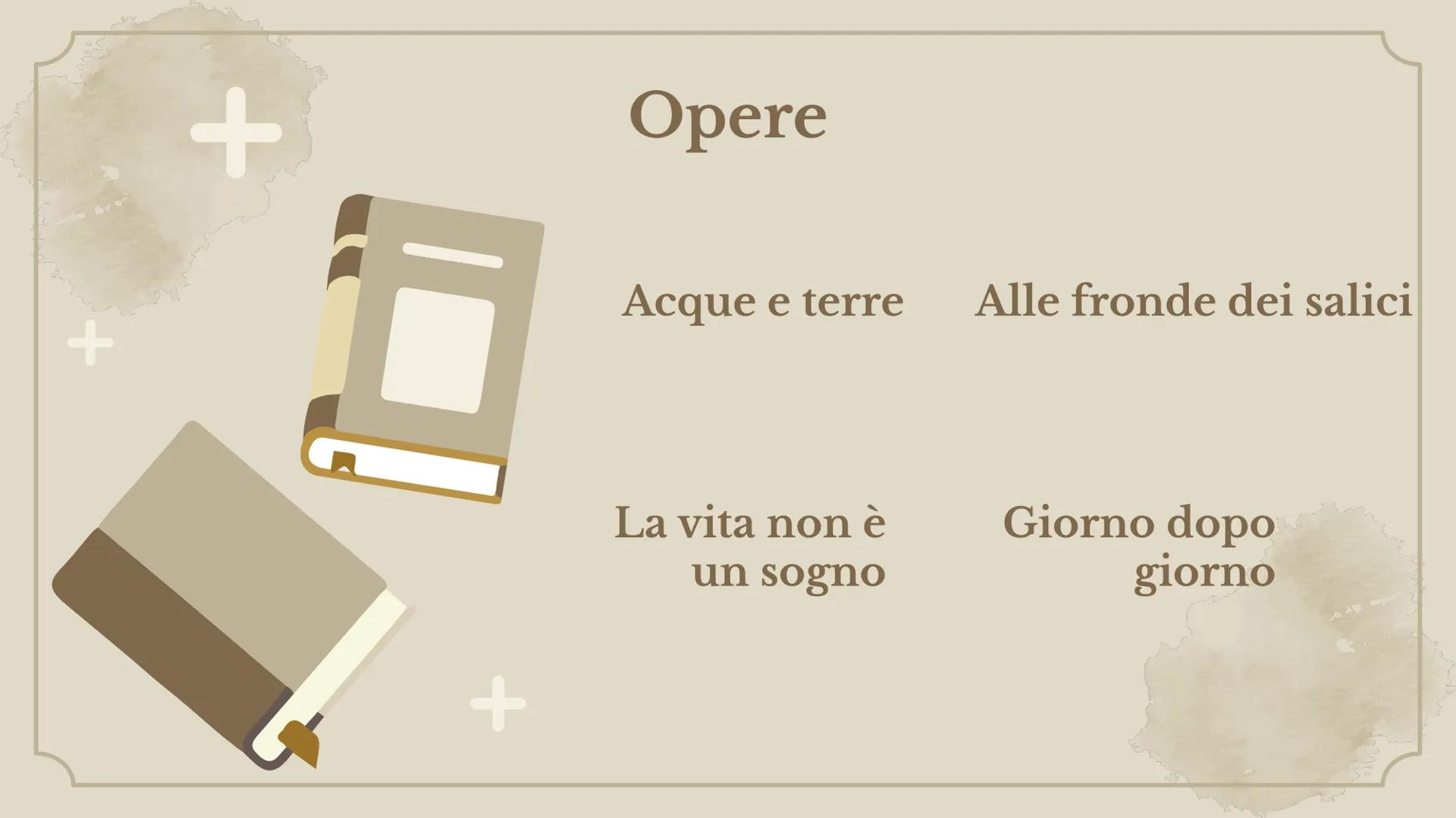 +
+
Letteratura:
vita, opere e
pensiero Autori
01. Giuseppe Ungaretti
02. Eugenio Montale
03. Umberto Saba
04. Salvatore Quasimodo 01
Giusep