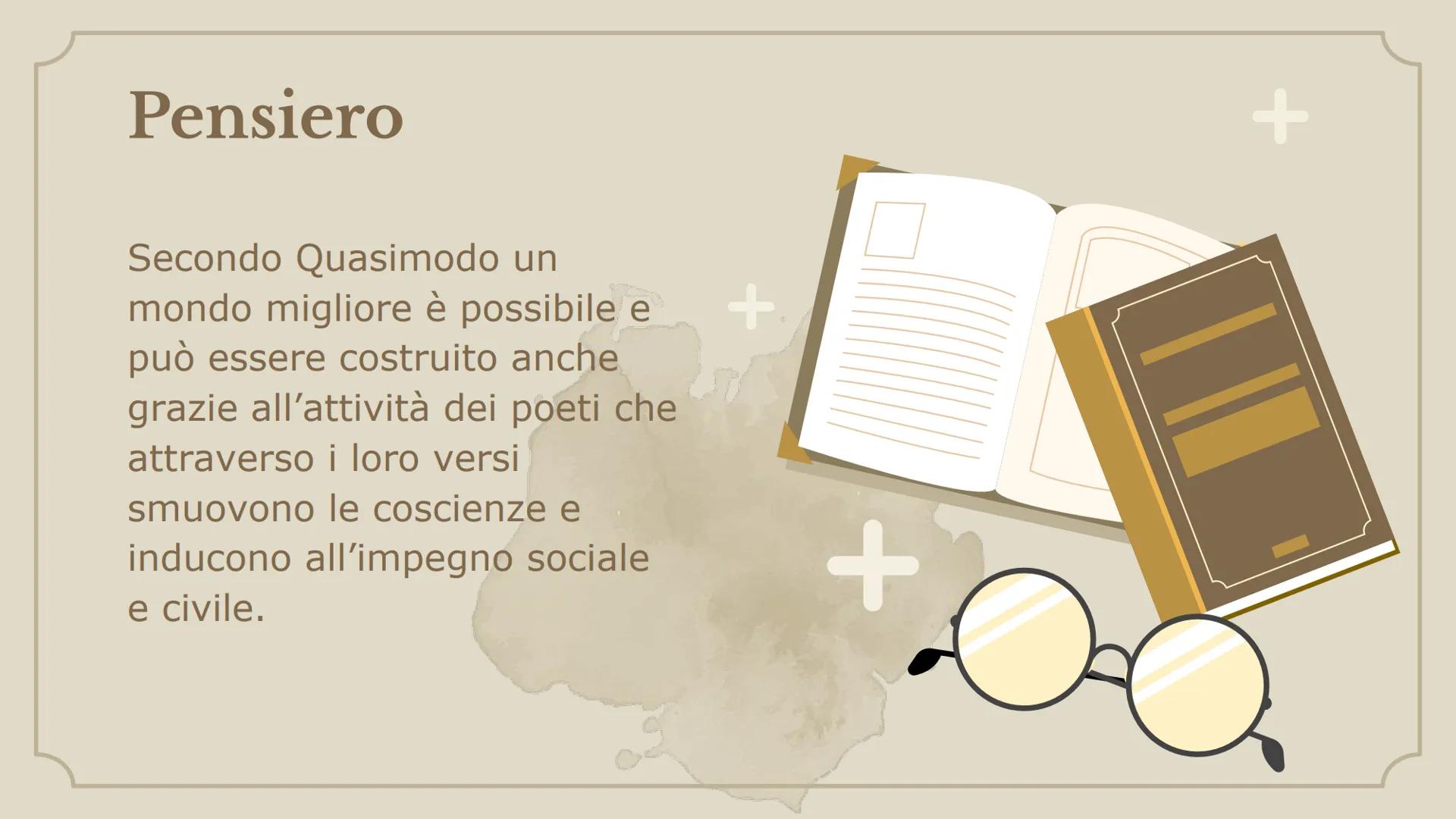 +
+
Letteratura:
vita, opere e
pensiero Autori
01. Giuseppe Ungaretti
02. Eugenio Montale
03. Umberto Saba
04. Salvatore Quasimodo 01
Giusep