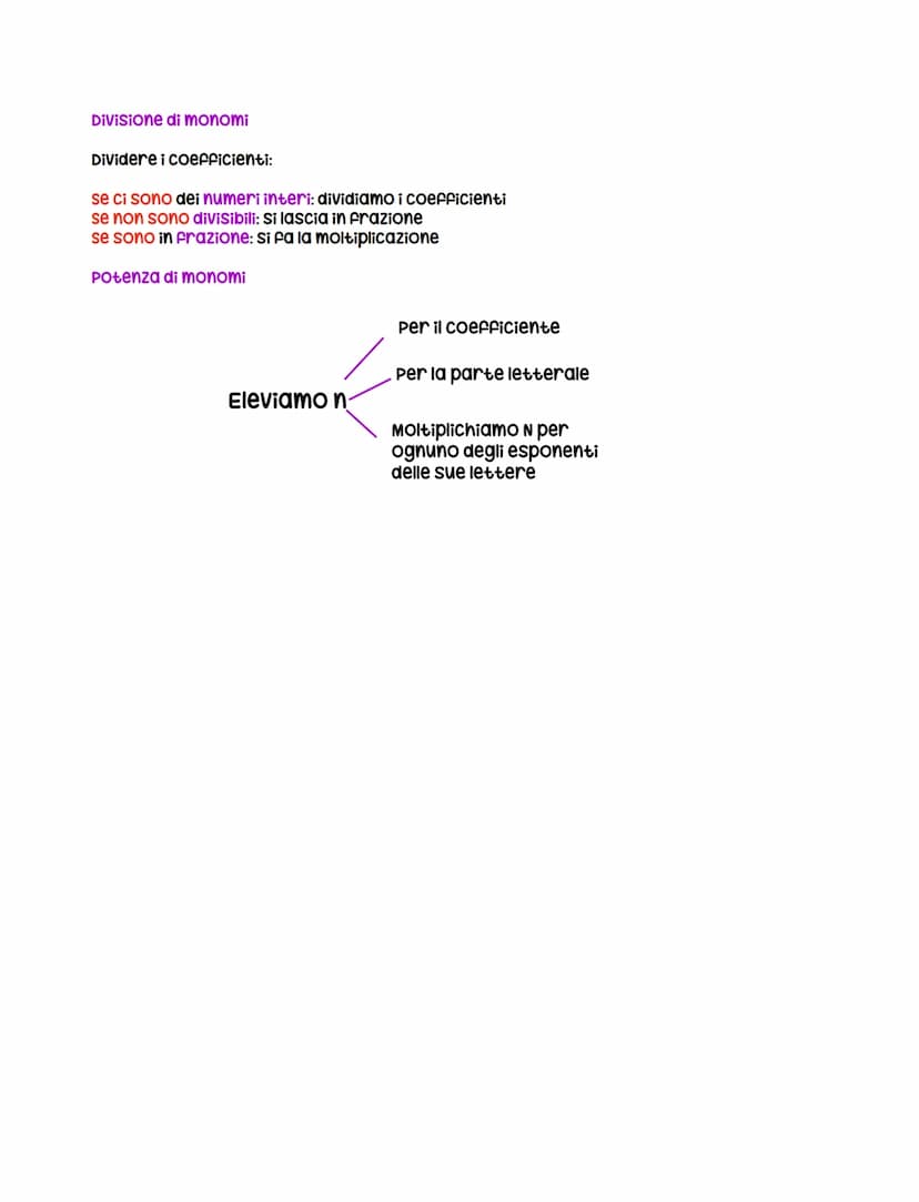 Monomi
I monomi sono delle espressioni letterali in cui compaiono solo moltiplicazioni fra numeri
e potenze di lettere con numeri naturali
p