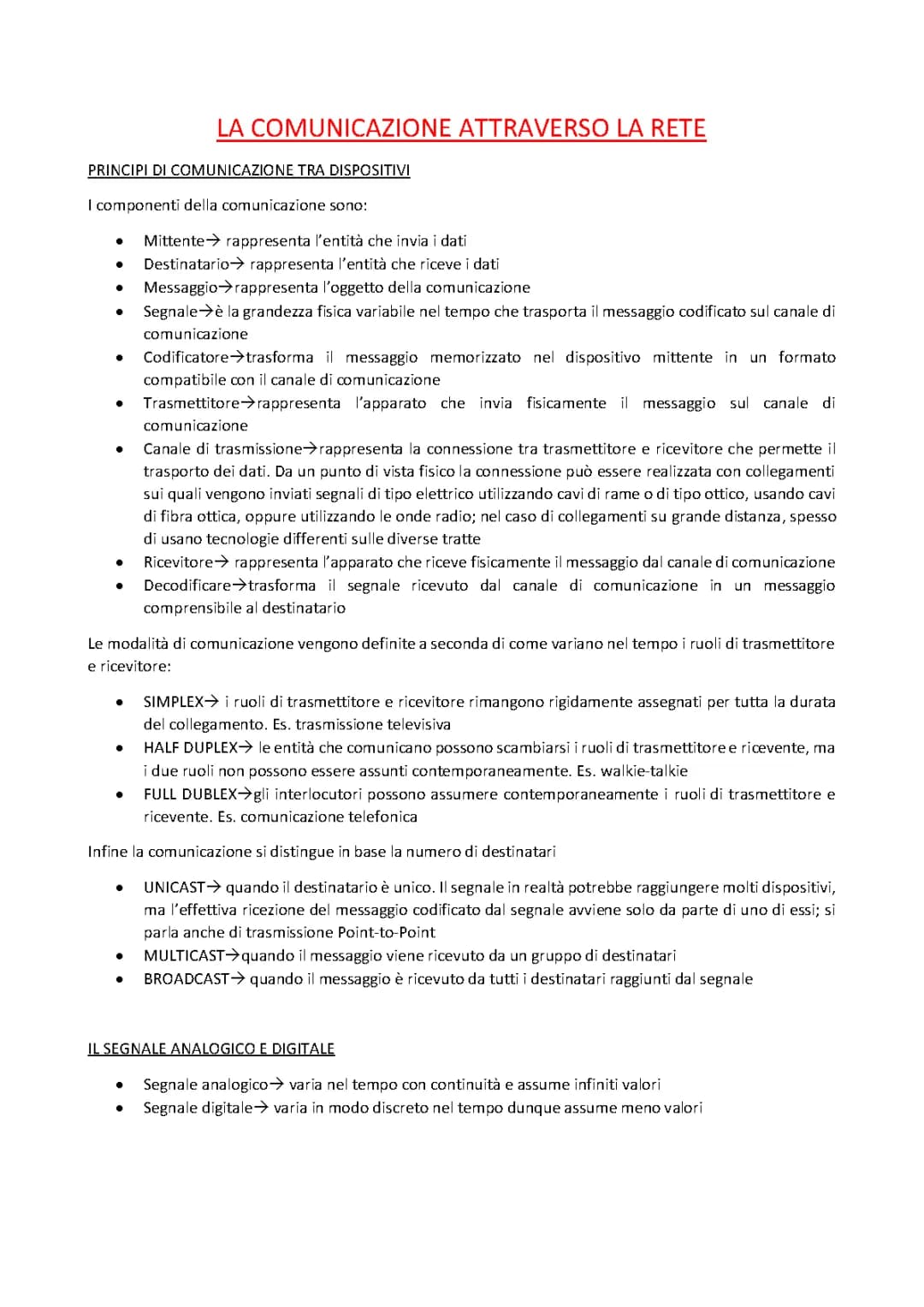 Scopri i Protocolli di Rete e Comunicazione: Semplici Esempi e PDF
