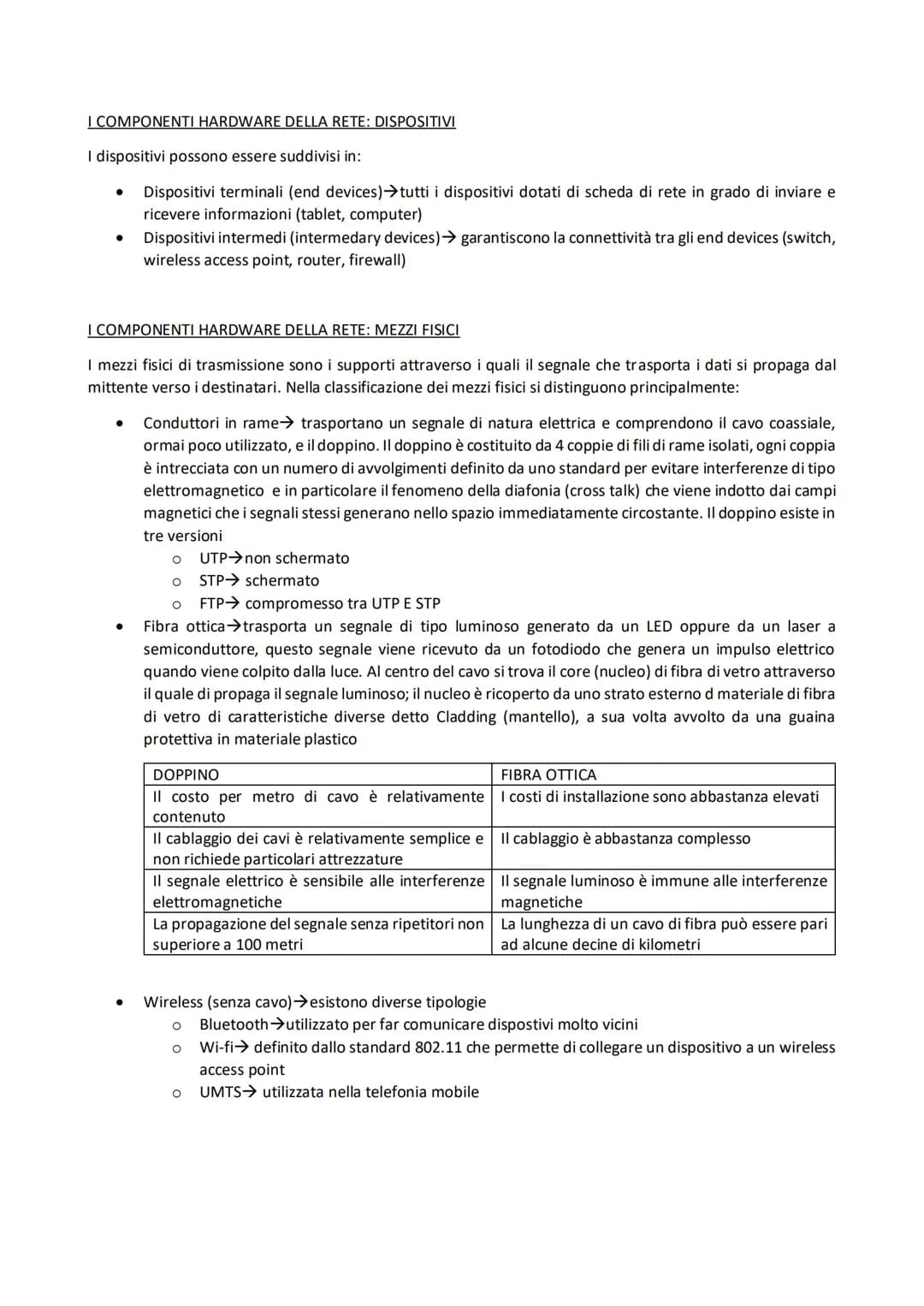 PRINCIPI DI COMUNICAZIONE TRA DISPOSITIVI
I componenti della comunicazione sono:
●
●
●
●
●
LA COMUNICAZIONE ATTRAVERSO LA RETE
●
Le modalità
