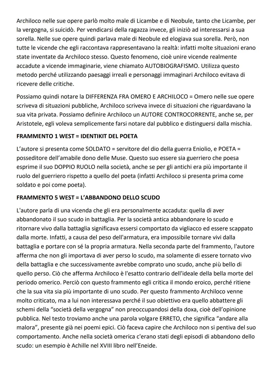 # IL MONDO GRECO DOPO ESIODO

Dopo Esiodo l'epica venne lentamente abbandonata e si passa ad un nuovo genere
letterario chiamato LIRICA, che