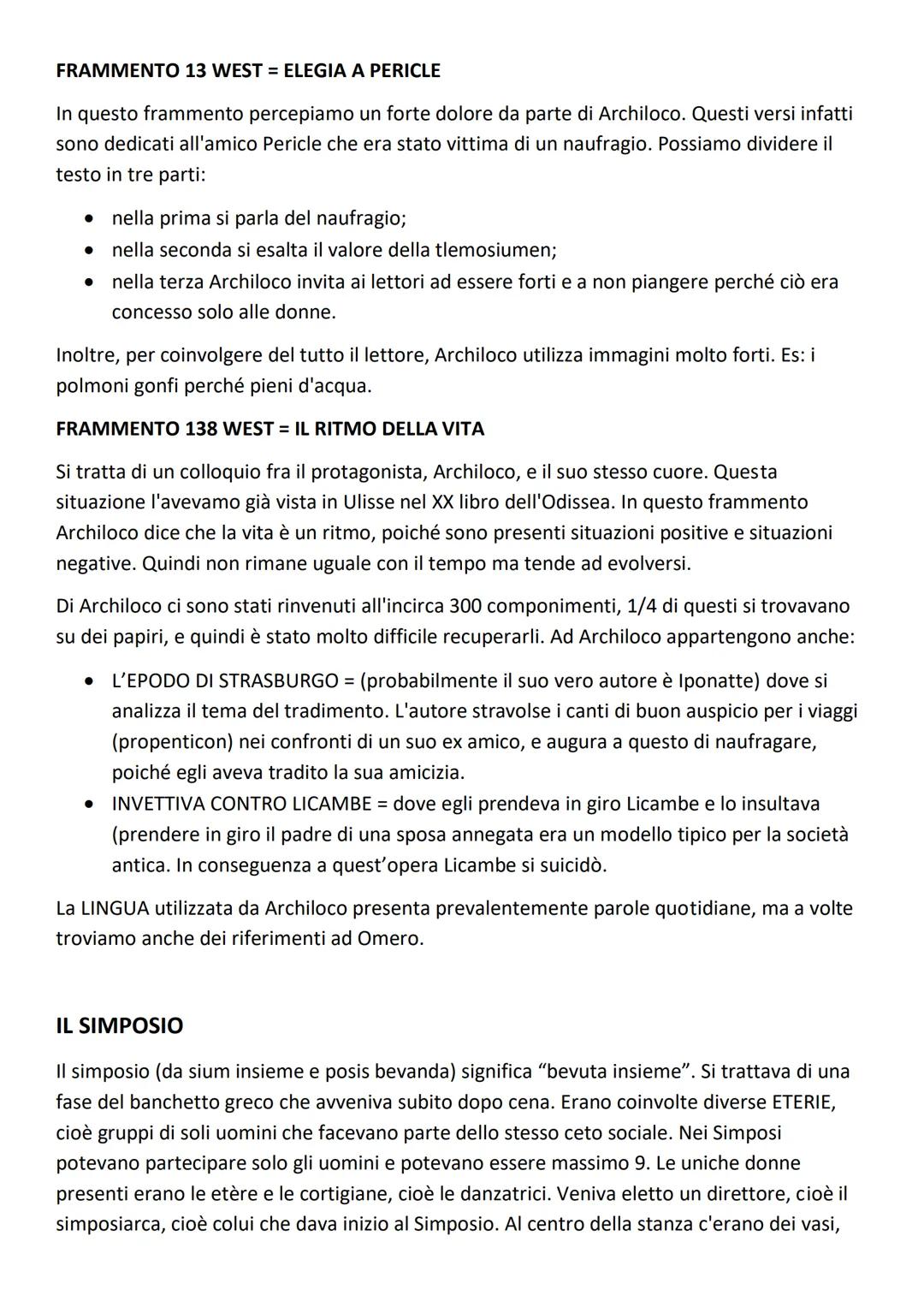 # IL MONDO GRECO DOPO ESIODO

Dopo Esiodo l'epica venne lentamente abbandonata e si passa ad un nuovo genere
letterario chiamato LIRICA, che