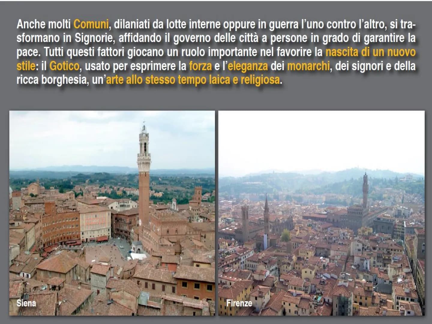 
<h2 id="ilnuovostilechevienedalnord">IL NUOVO STILE CHE VIENE DAL NORD</h2>
<p>A partire dal XII secolo, in Europa si formano le grandi mon