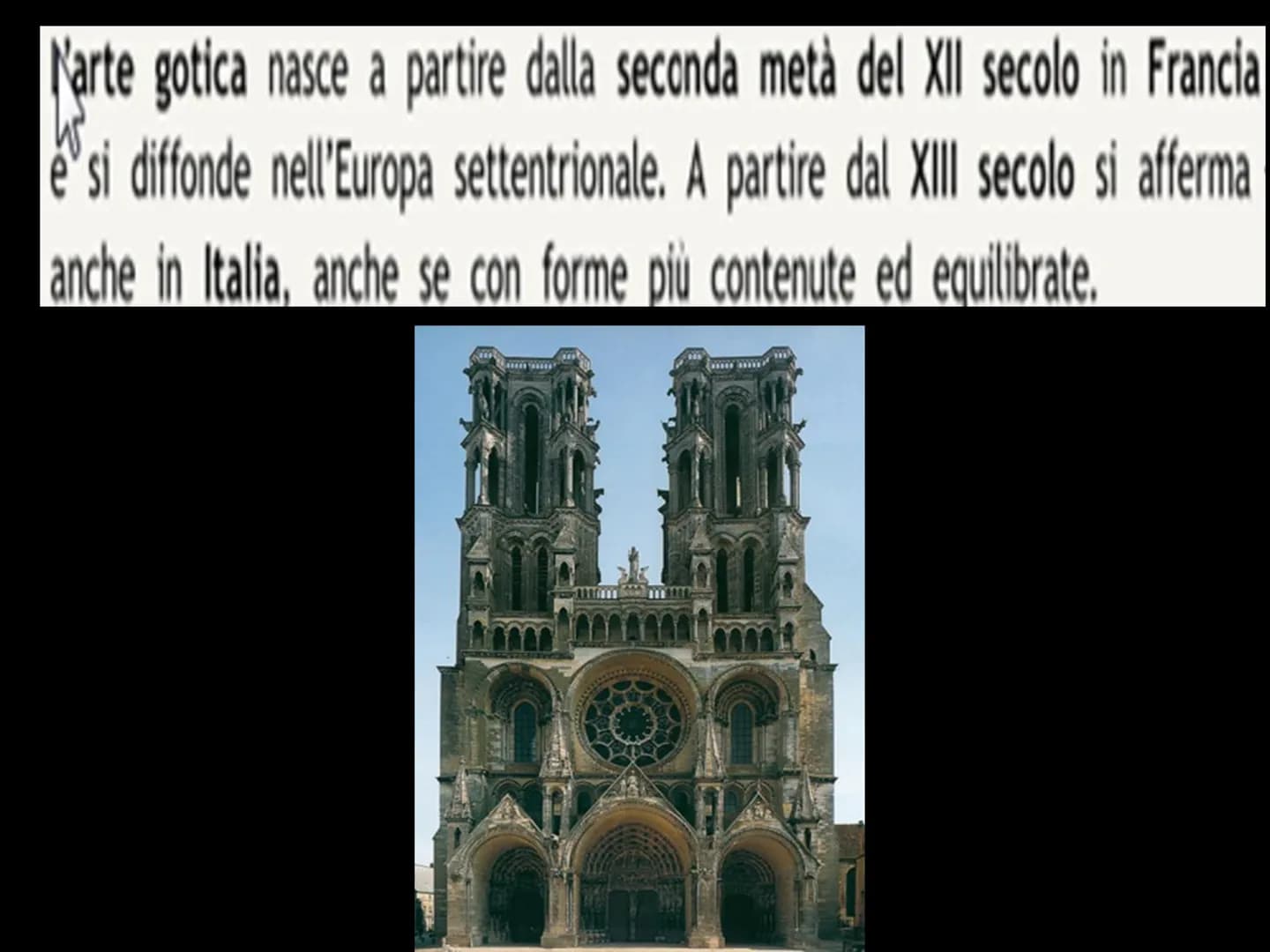 
<h2 id="ilnuovostilechevienedalnord">IL NUOVO STILE CHE VIENE DAL NORD</h2>
<p>A partire dal XII secolo, in Europa si formano le grandi mon