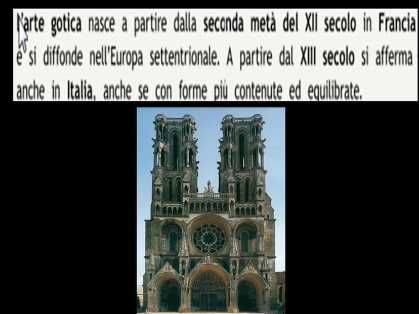 
<h2 id="ilnuovostilechevienedalnord">IL NUOVO STILE CHE VIENE DAL NORD</h2>
<p>A partire dal XII secolo, in Europa si formano le grandi mon