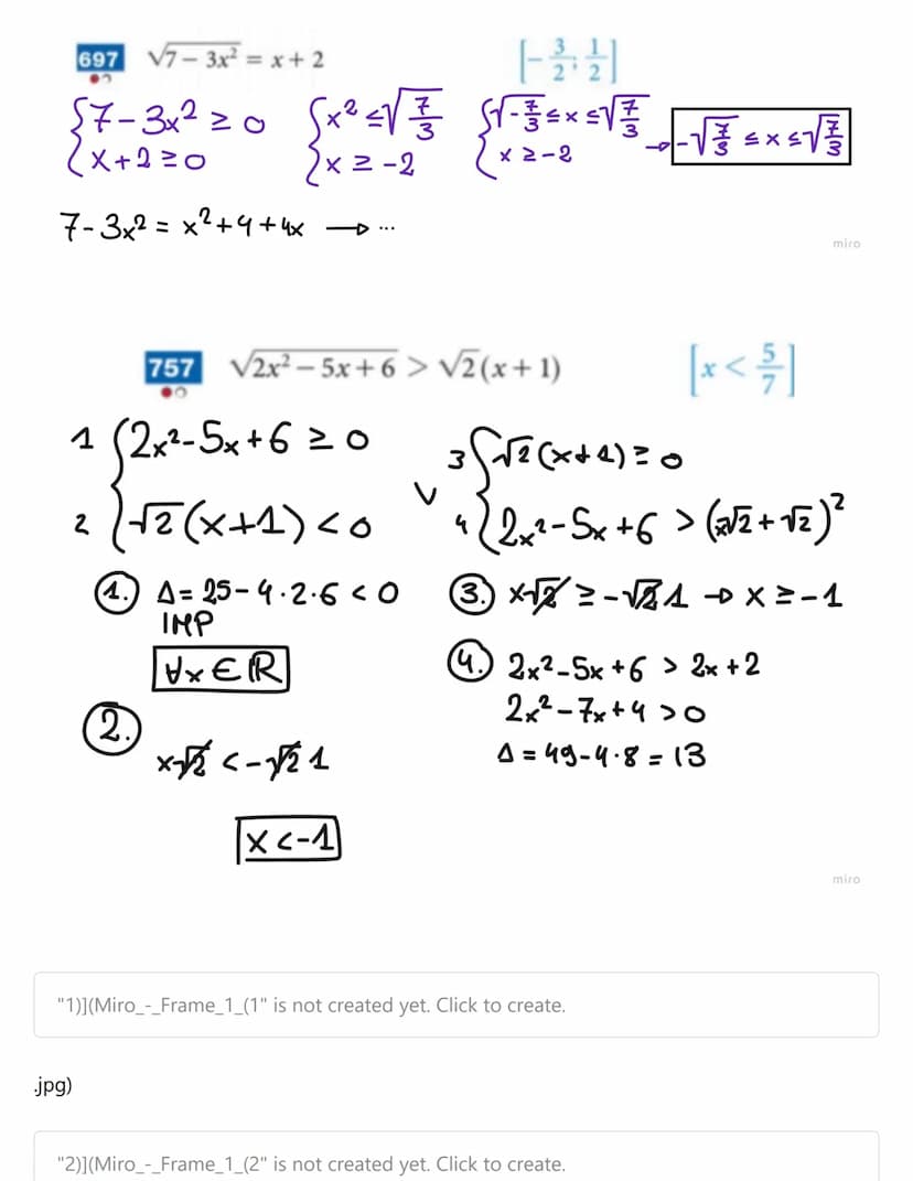 Equazioni irrazionali
Quando troviamo la forma:
A(x) = B(x)
abbiamo una radice (l'elemento irrazionale è appunto l'incognita nel radicando) 