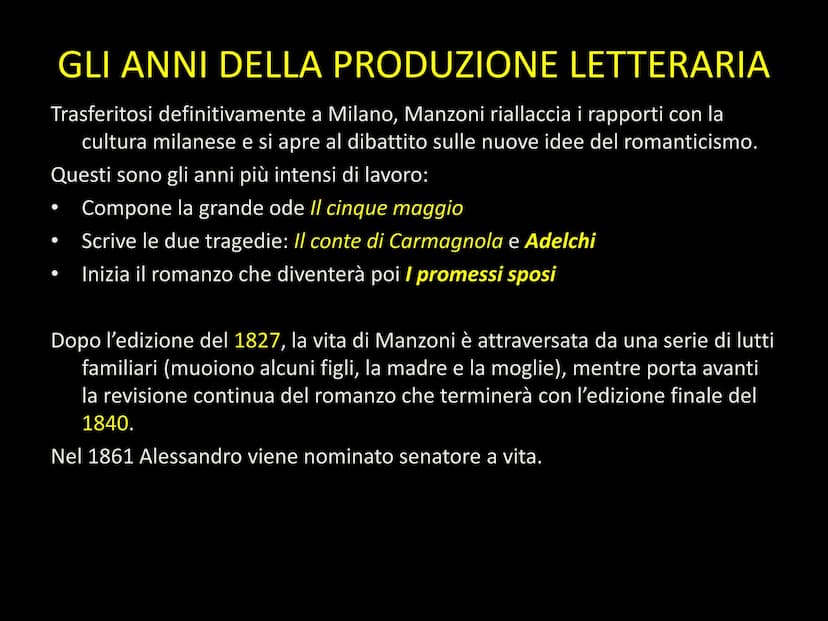  ALESSANDRO MANZONI
1785-1873
Figlio di Giulia Beccaria (figlia di Cesare Beccaria e sposa di Pietro
Manzoni) e probabilmente di Giovanni Ve