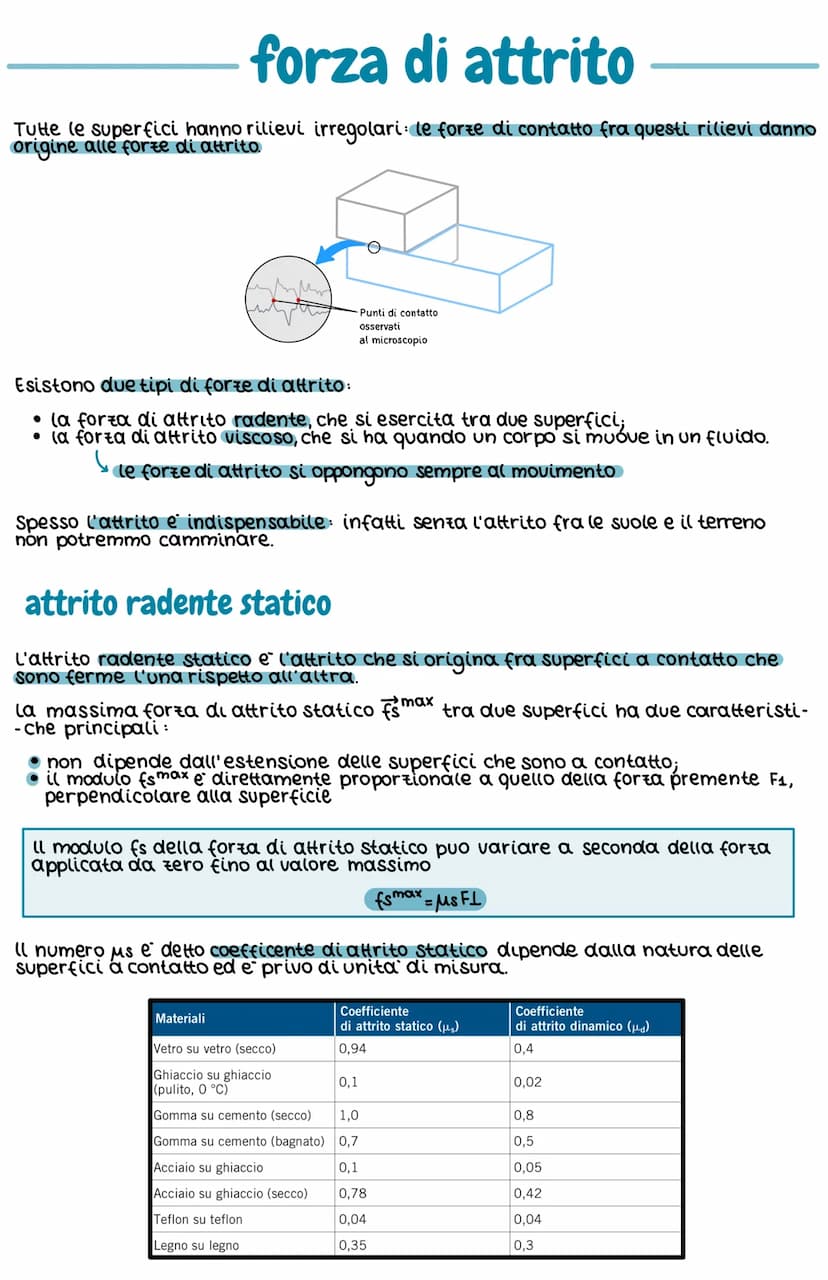 forze
La definizione di forza e duplice, posso definirla in base a due tipi di effetto:
• effetto statico, produce una deformazione se il co