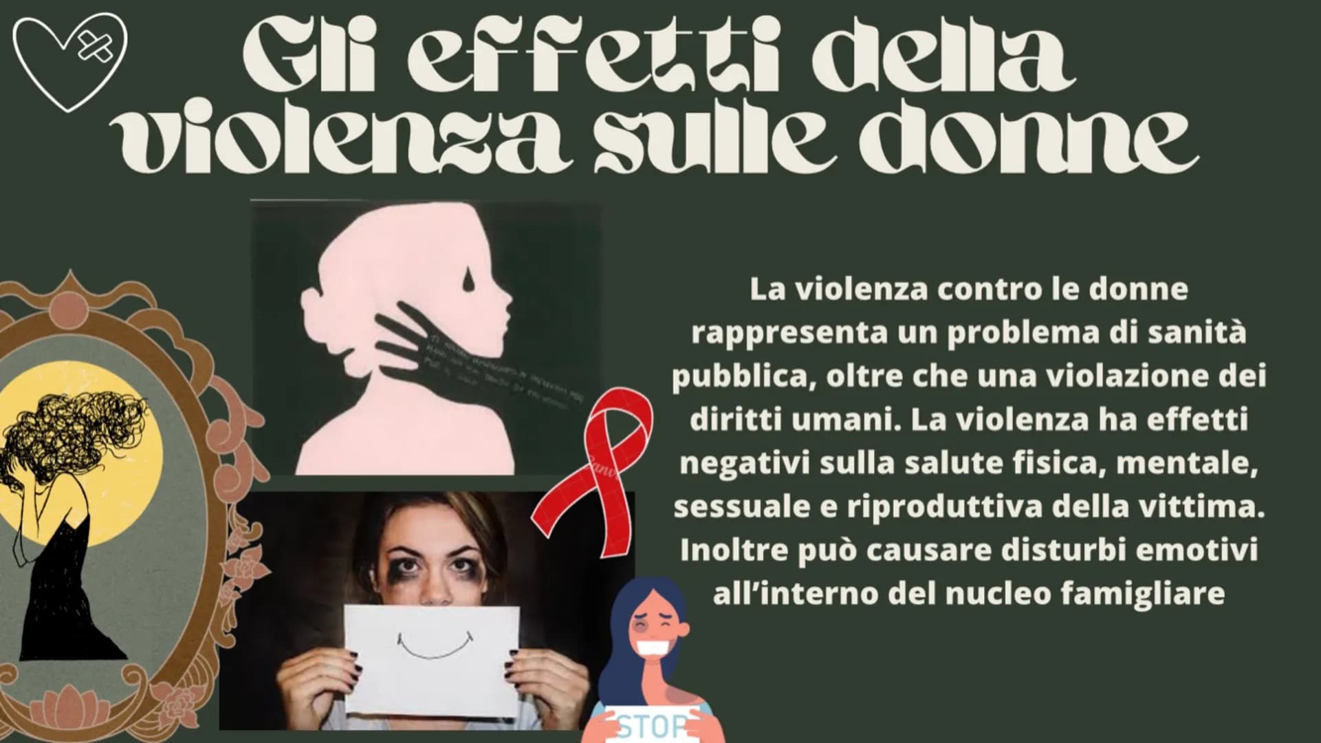 Violenza
sulle donne
===
品
n Cos'è?
"Qualsiasi atto di violenza di genere che
provoca danni fisici, sessuali o
psicologici alle donne, inclu