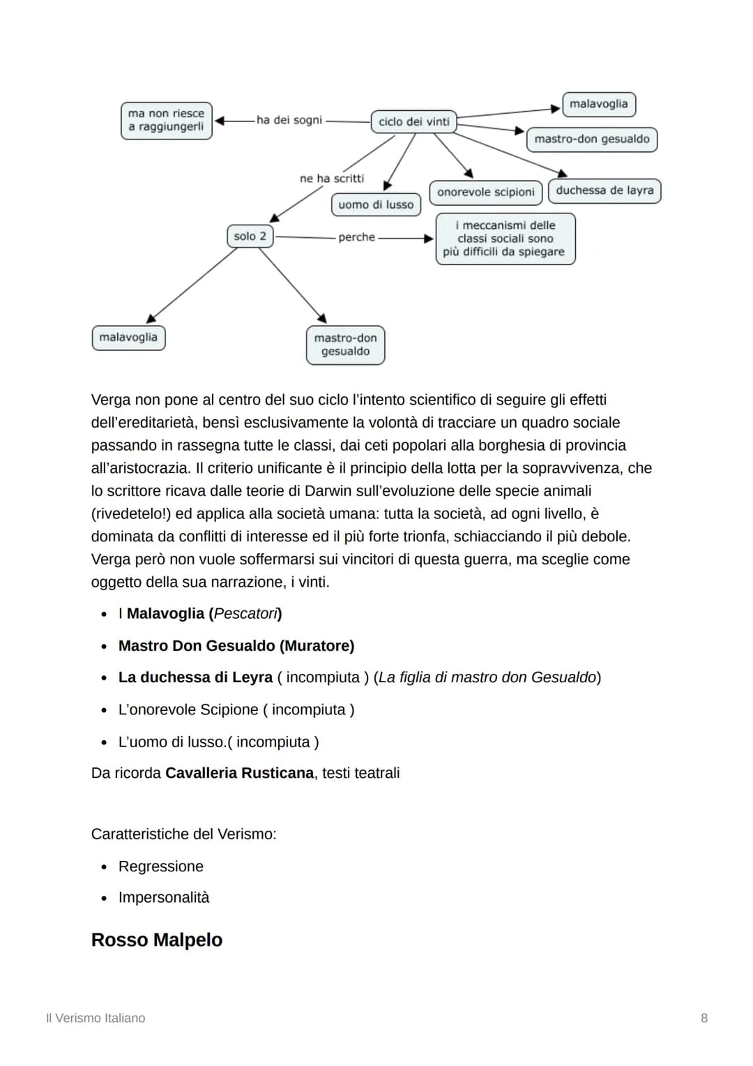 Il Verismo Italiano
E
Tags
Capuana Conseguenza unificazione Italia Giacinta
Verismo
Dopo l'unificazione politica dell'Italia (storia), emerg