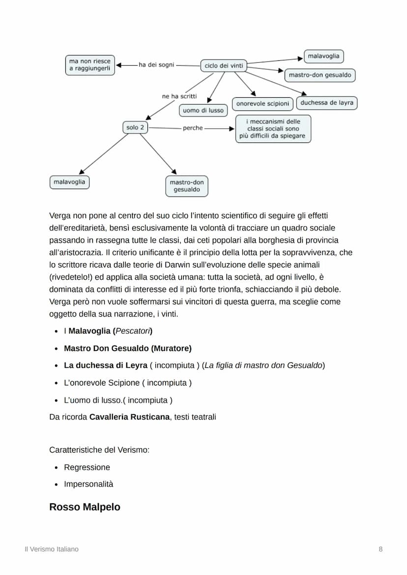 Il Verismo Italiano
E
Tags
Capuana Conseguenza unificazione Italia Giacinta
Verismo
Dopo l'unificazione politica dell'Italia (storia), emerg