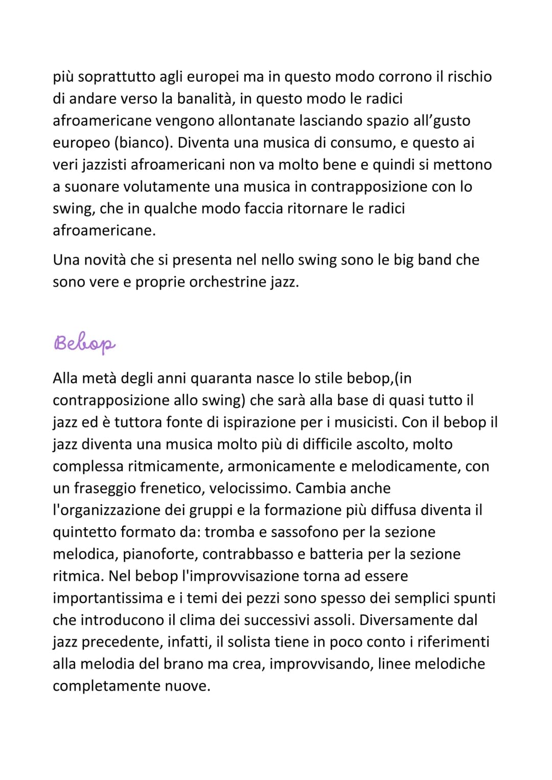 il jazz
Nascita del jazz
All'inizio del 1865 gli afroamericani sono liberi di suonare
strumenti musicali, ma dove li trovano? e come facevan