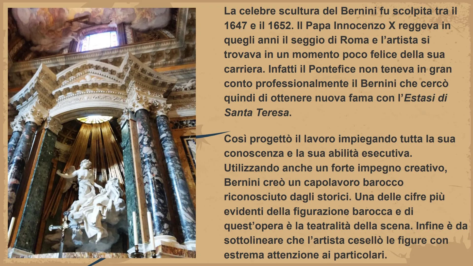 Gian Lorenzo Bernini
Gian Lorenzo Bernini nacque a Napoli il 7 dicembre 1598, da Pietro Bernini e
Angelica Galante. La sua formazione artist