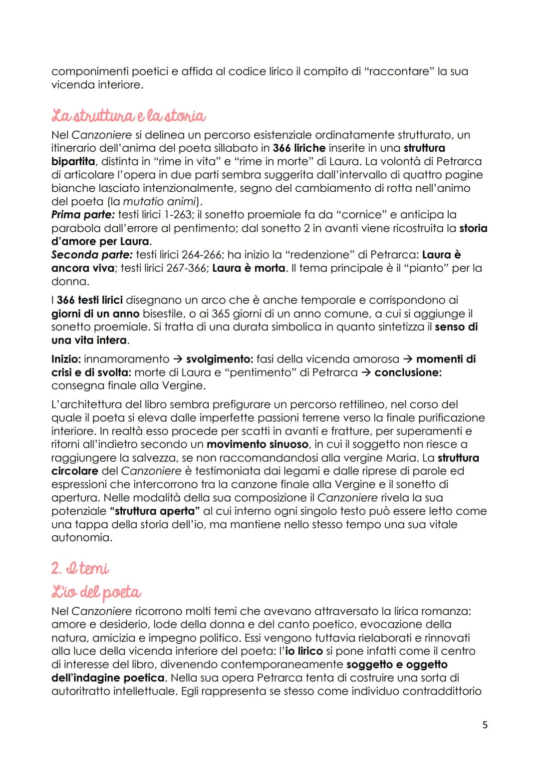 Petrarca
1. La vita
Gli studi e la formazione
Francesco Petrarca nasce ad Arezzo nel 1304. É il figlio di Ser Petracco, un notaio
fiorentino