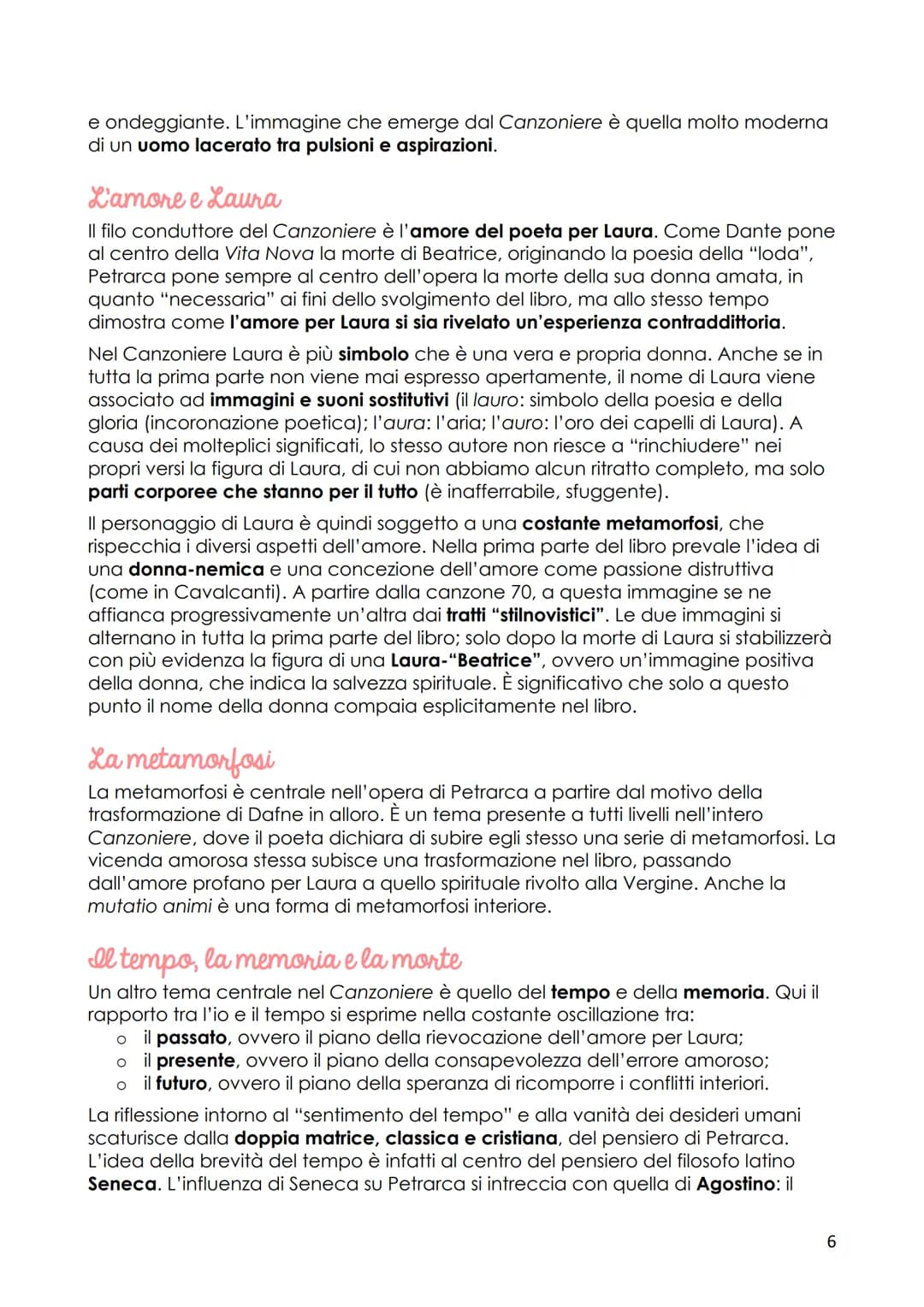 Petrarca
1. La vita
Gli studi e la formazione
Francesco Petrarca nasce ad Arezzo nel 1304. É il figlio di Ser Petracco, un notaio
fiorentino