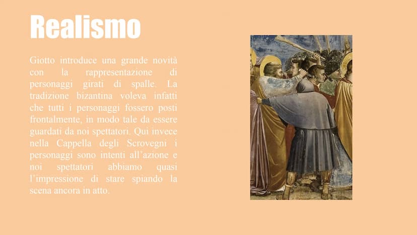 Il bacio di Giuda AUTORE: Giotto di Bondone
DATAZIONE: circa 1303-1305
TITOLO: Il bacio di Giuda
COLLOCAZIONE:
Cappella degli Scrovegni a
Pa