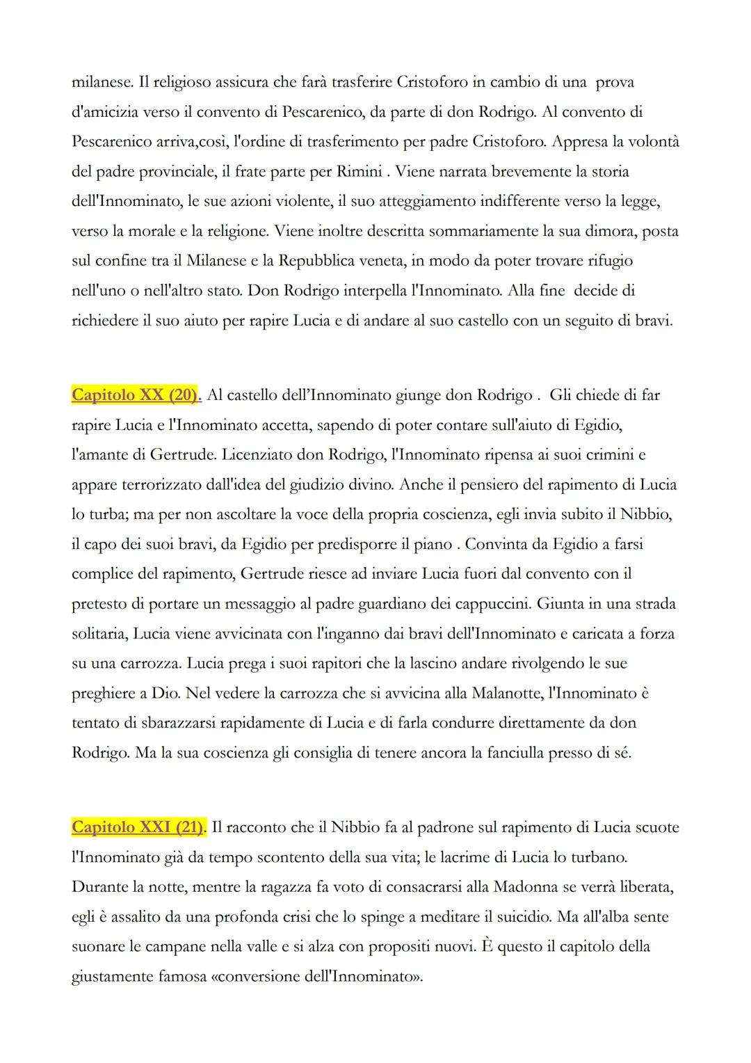 I PROMESSI SPOSI
(riassunti capitolo per capitolo)
Capitolo I (1). Una sera del mese di novembre 1628, su una stradina lungo la sponda
del l