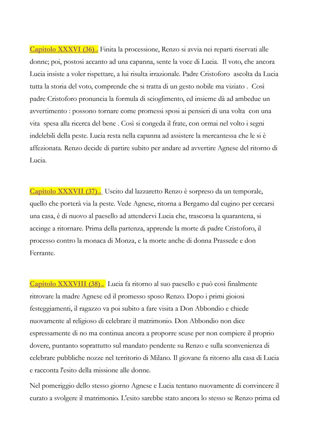 I PROMESSI SPOSI
(riassunti capitolo per capitolo)
Capitolo I (1). Una sera del mese di novembre 1628, su una stradina lungo la sponda
del l