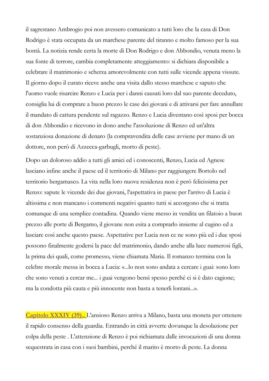 I PROMESSI SPOSI
(riassunti capitolo per capitolo)
Capitolo I (1). Una sera del mese di novembre 1628, su una stradina lungo la sponda
del l