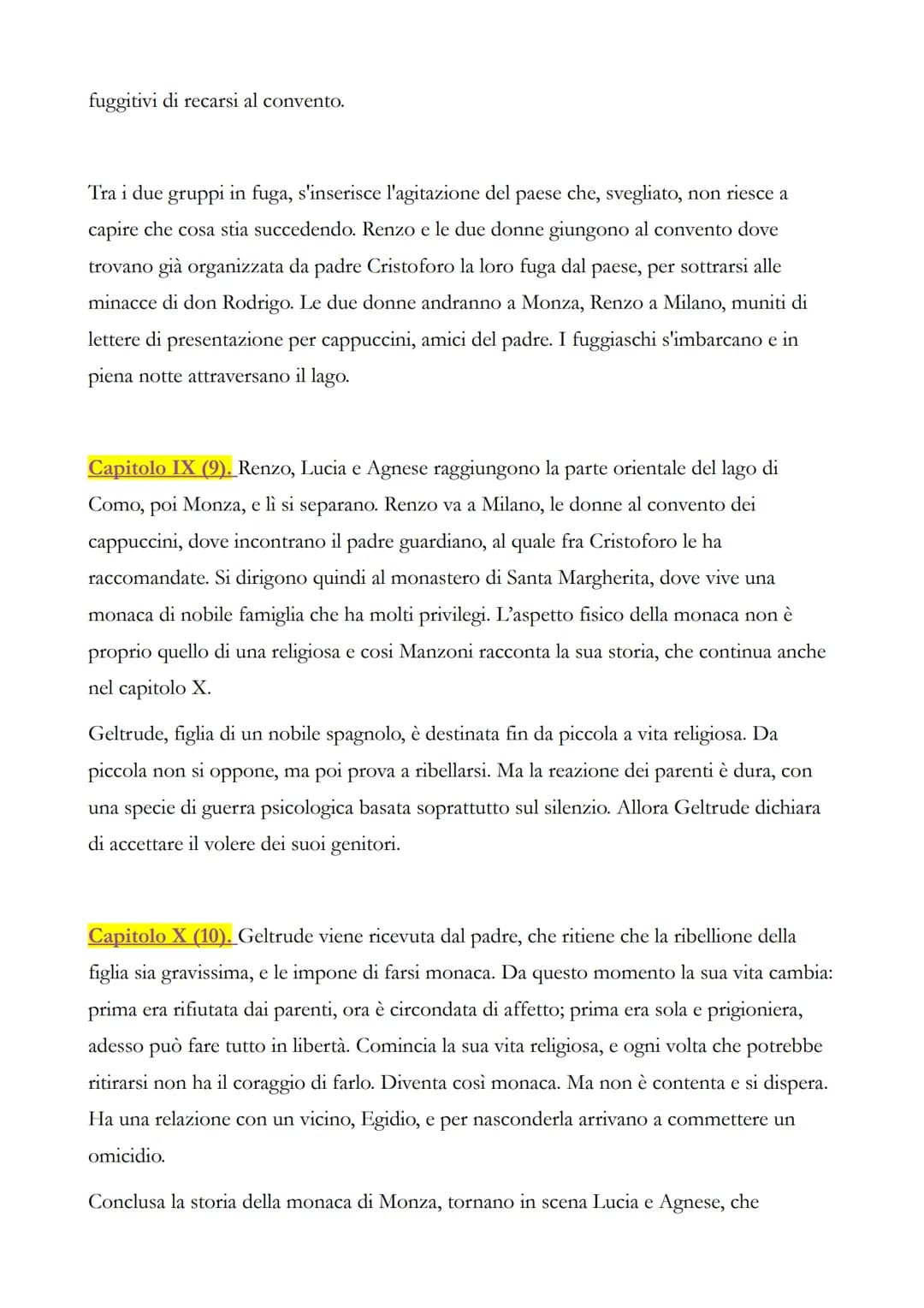 I PROMESSI SPOSI
(riassunti capitolo per capitolo)
Capitolo I (1). Una sera del mese di novembre 1628, su una stradina lungo la sponda
del l