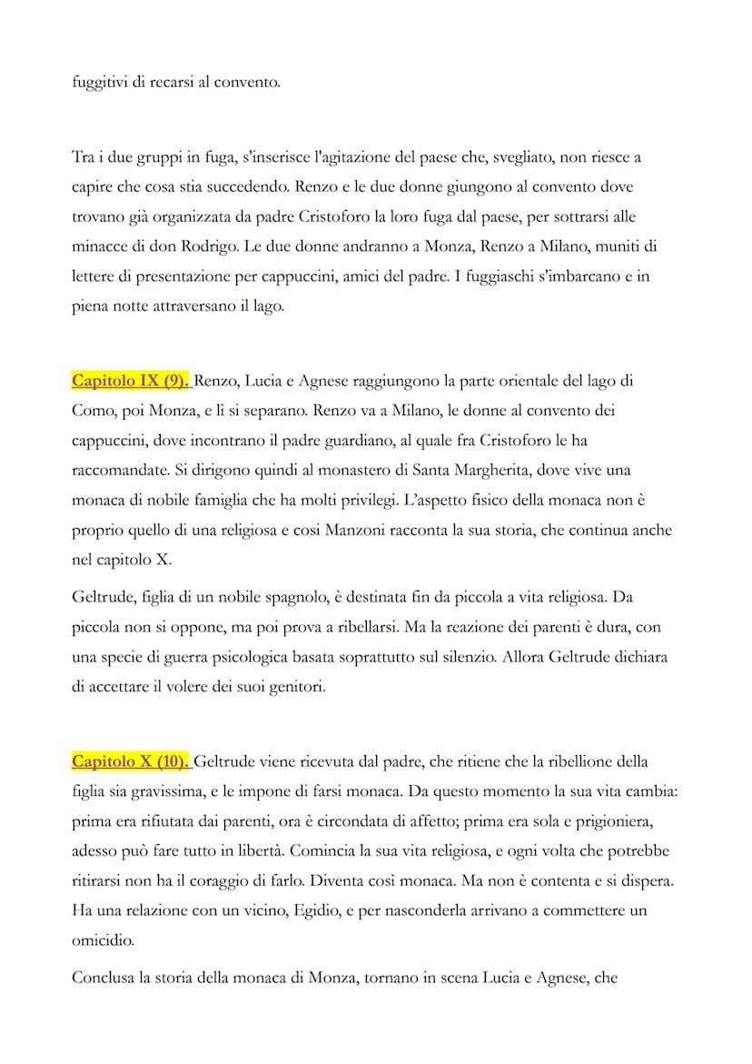 I PROMESSI SPOSI
(riassunti capitolo per capitolo)
Capitolo I (1). Una sera del mese di novembre 1628, su una stradina lungo la sponda
del l