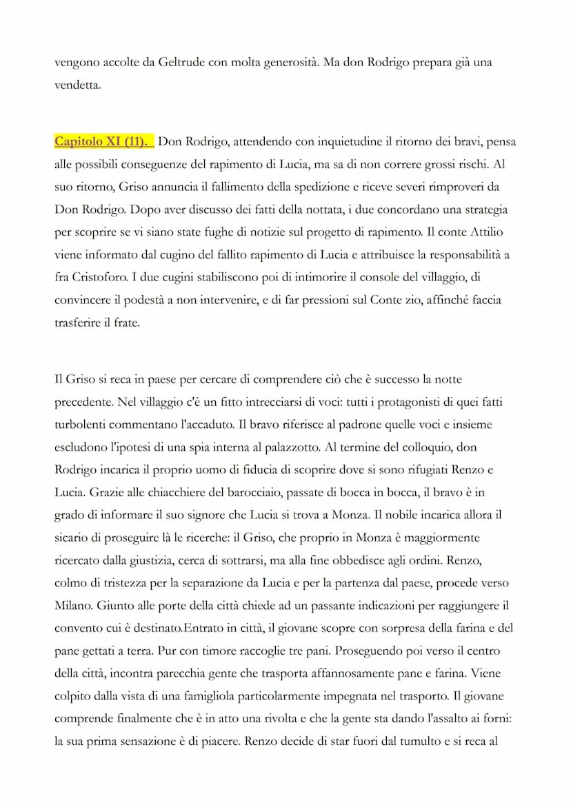 I PROMESSI SPOSI
(riassunti capitolo per capitolo)
Capitolo I (1). Una sera del mese di novembre 1628, su una stradina lungo la sponda
del l