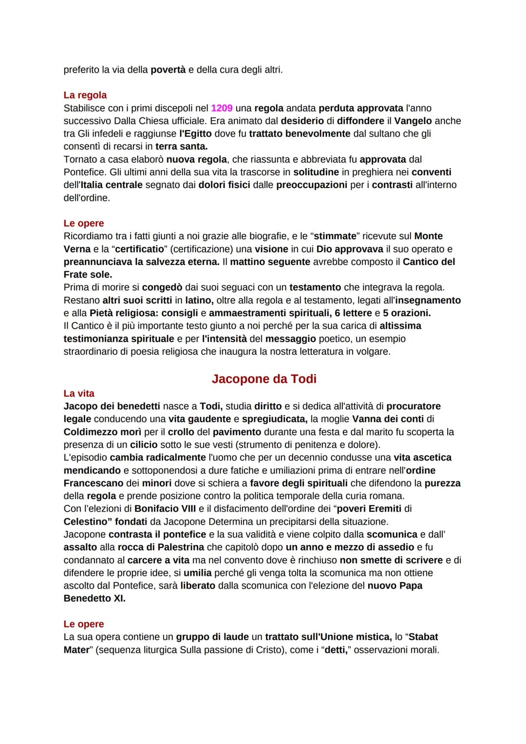La letteratura religiosa nell'età comunale
La chiesa e il papato
Nel XIII secolo ci furono tante trasformazioni socio-economiche in Italia c