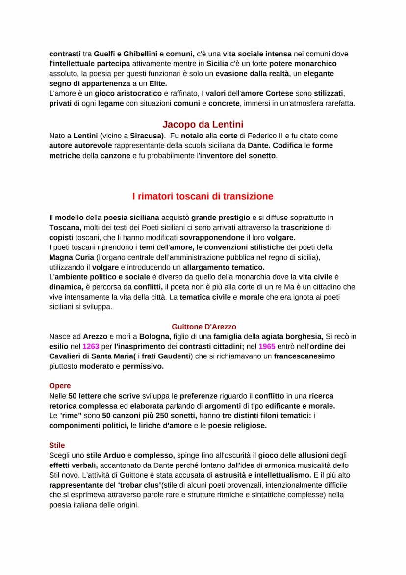 La letteratura religiosa nell'età comunale
La chiesa e il papato
Nel XIII secolo ci furono tante trasformazioni socio-economiche in Italia c
