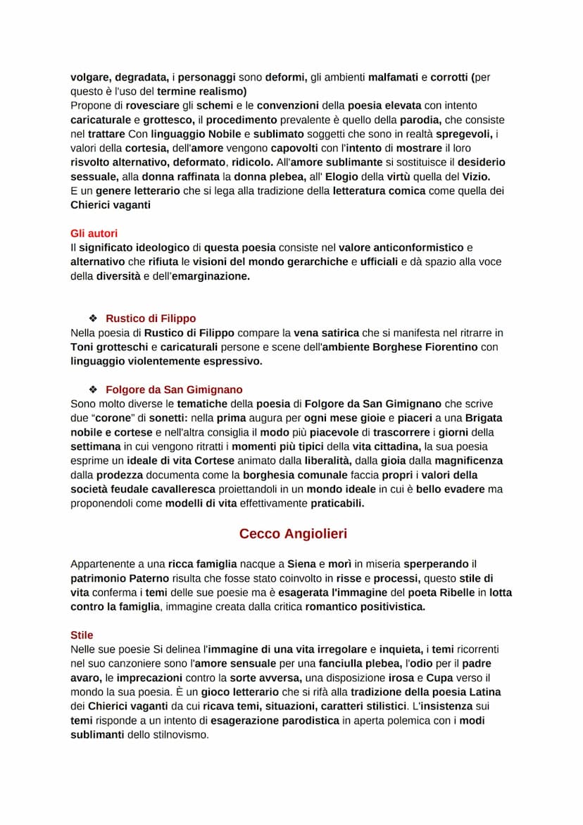 La letteratura religiosa nell'età comunale
La chiesa e il papato
Nel XIII secolo ci furono tante trasformazioni socio-economiche in Italia c