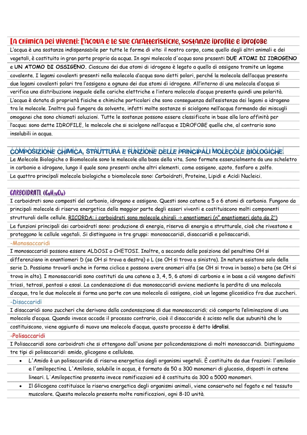 Primo argomento biologia Tolc-Med