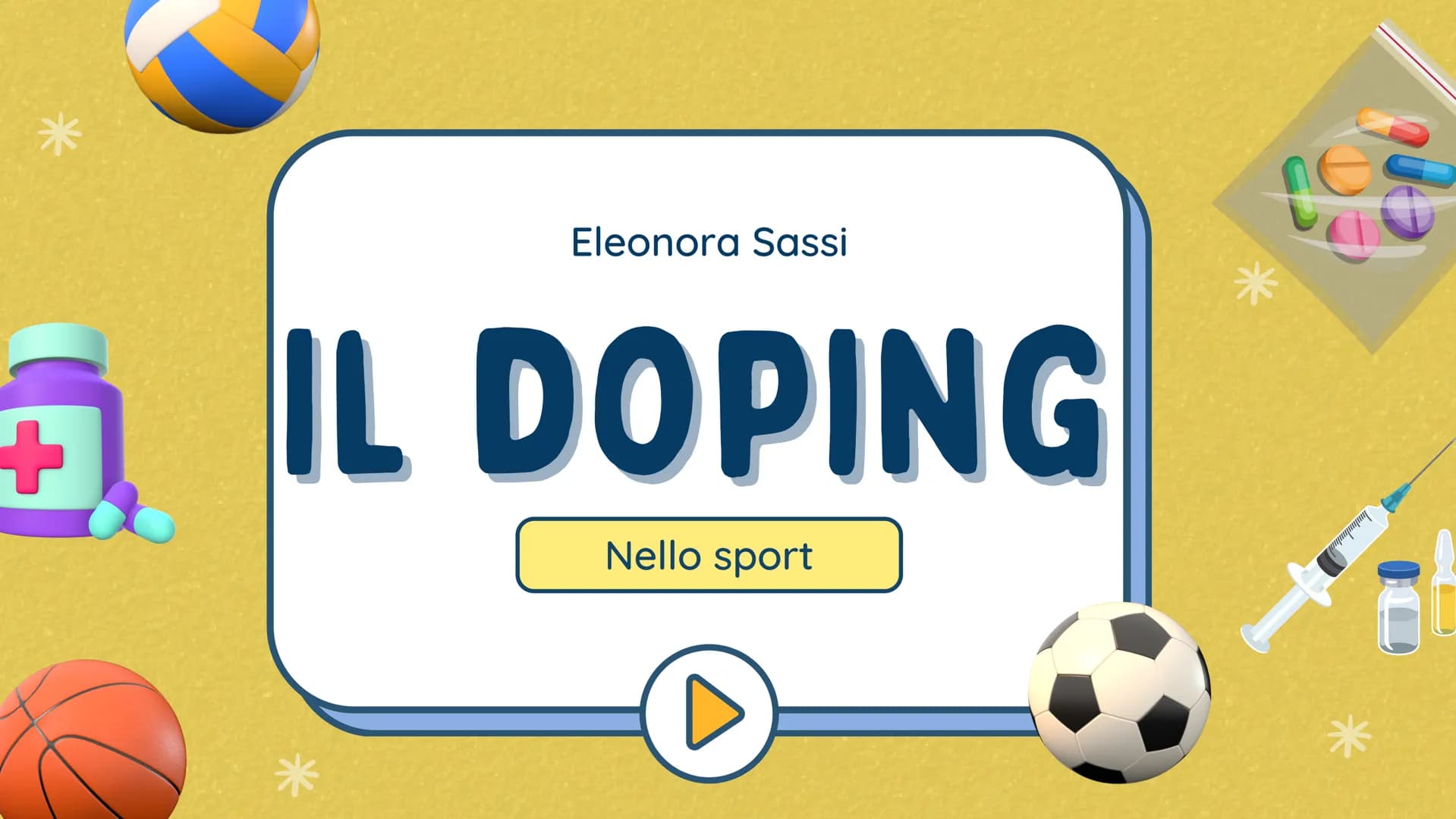 +
Eleonora Sassi
IL DOPING
Nello sport
A
kumbukumbu +
Eleonora Sassi
IL DOPING
Nello sport
A
kumbukumbu 1
2
3
mm
INDICE ARGOMENTI:
Cos'è il 