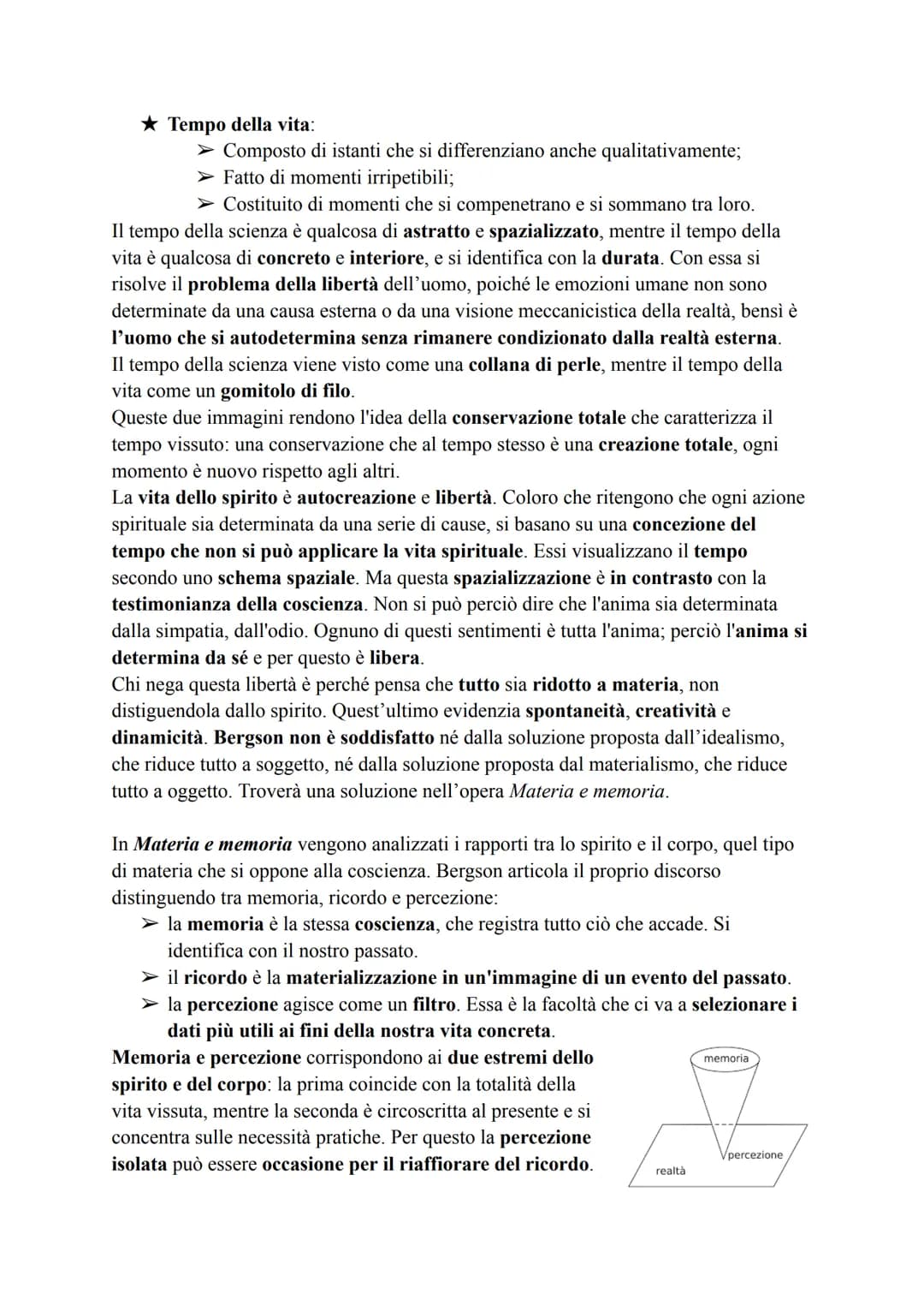 Lo spiritualismo: caratteri generali
Lo spiritualismo costituisce la prima tra le varie forme di reazione al positivismo,
accentuando l'inte