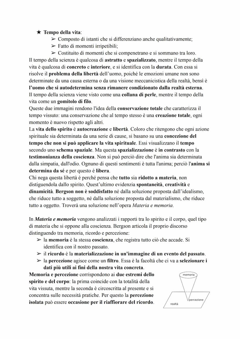 Lo spiritualismo: caratteri generali
Lo spiritualismo costituisce la prima tra le varie forme di reazione al positivismo,
accentuando l'inte