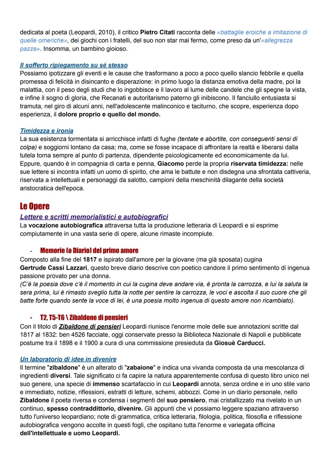 LEOPARDI
INTRODUZIONE A LEOPARDI
Leopardi è una figura complessa sia come persona che come autore, complesso anche nel suo
pensiero e quindi