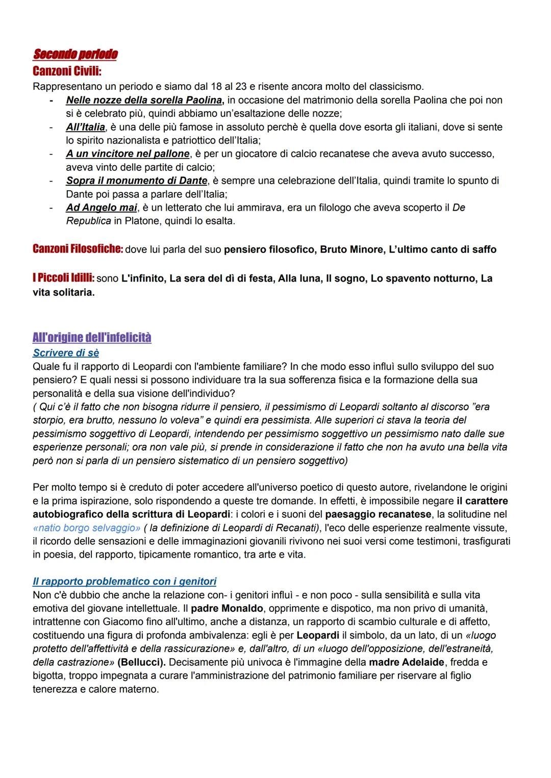 LEOPARDI
INTRODUZIONE A LEOPARDI
Leopardi è una figura complessa sia come persona che come autore, complesso anche nel suo
pensiero e quindi