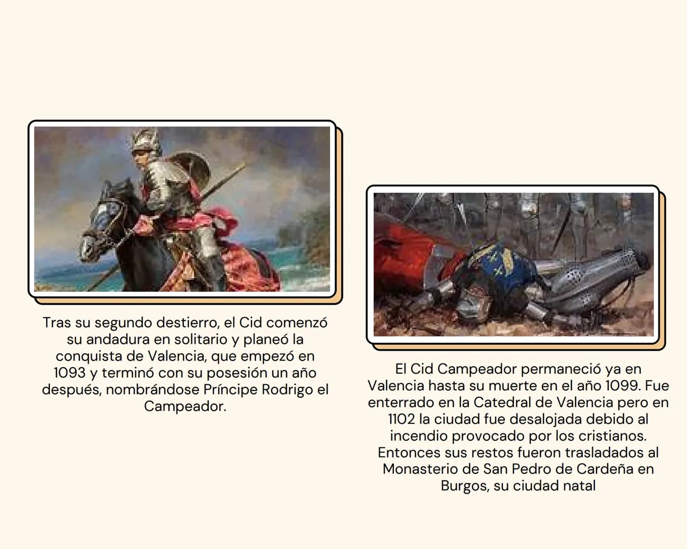 EL CID CAMPEADOR
es la primera obra narrativa extensa de la literatura española en lengua
romance. Fue compuesto en el 1200.
Entre el 1041 y