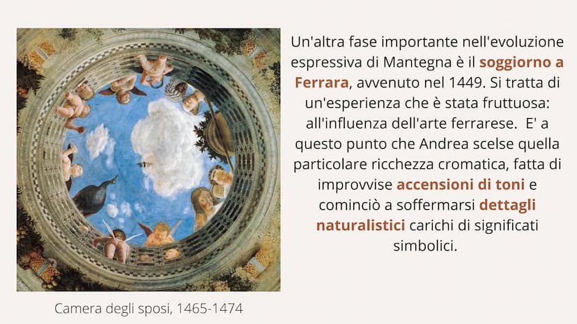 Andrea Mantegna
A cura di Messina Silvia
autoritratto di Andrea
Mantegna Stile
Lo stile di Andrea Mantegna si rivela con caratteri
già defin