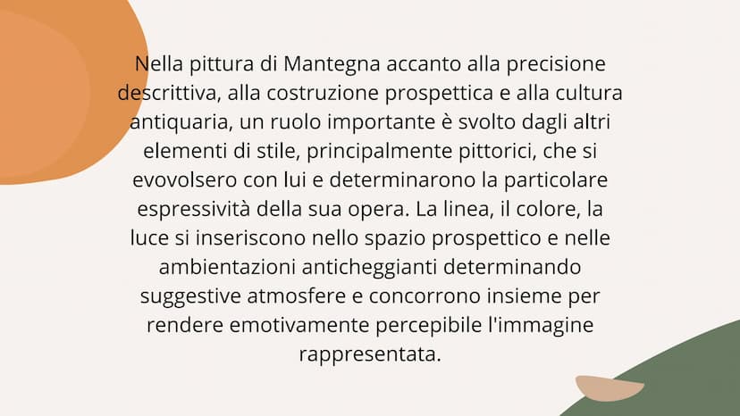 Andrea Mantegna
A cura di Messina Silvia
autoritratto di Andrea
Mantegna Stile
Lo stile di Andrea Mantegna si rivela con caratteri
già defin