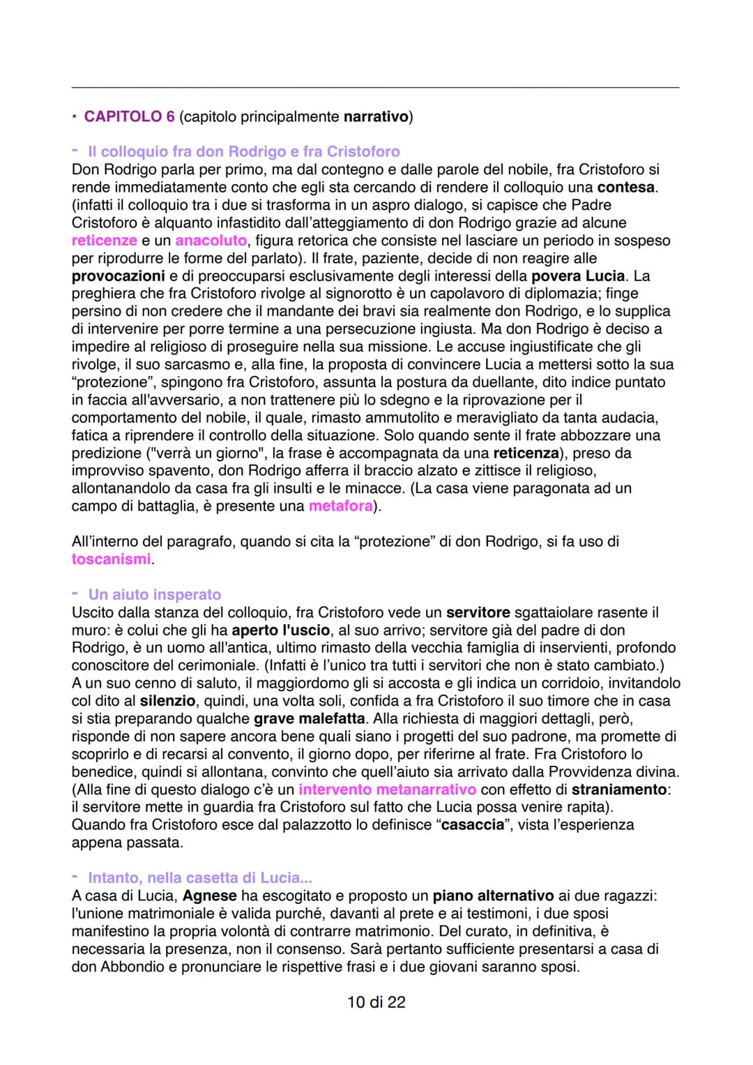 I PROMESSI SPOSI - RIASSUNTO CAPITOLI 1-12
• CAPITOLO 1
- Il territorio di Lecco
Il romanzo inizia con la descrizione della parte meridional