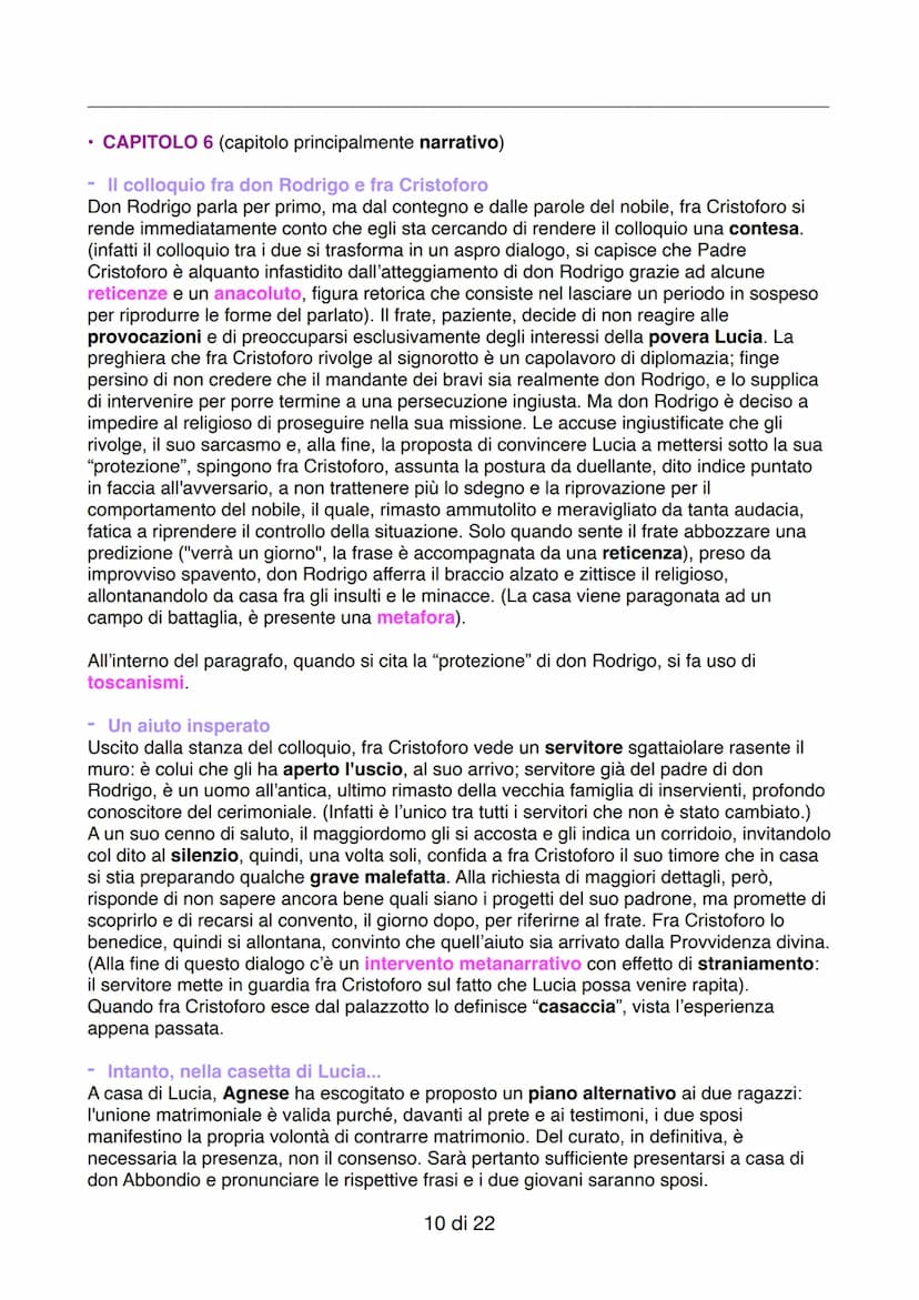 I PROMESSI SPOSI - RIASSUNTO CAPITOLI 1-12
• CAPITOLO 1
- Il territorio di Lecco
Il romanzo inizia con la descrizione della parte meridional