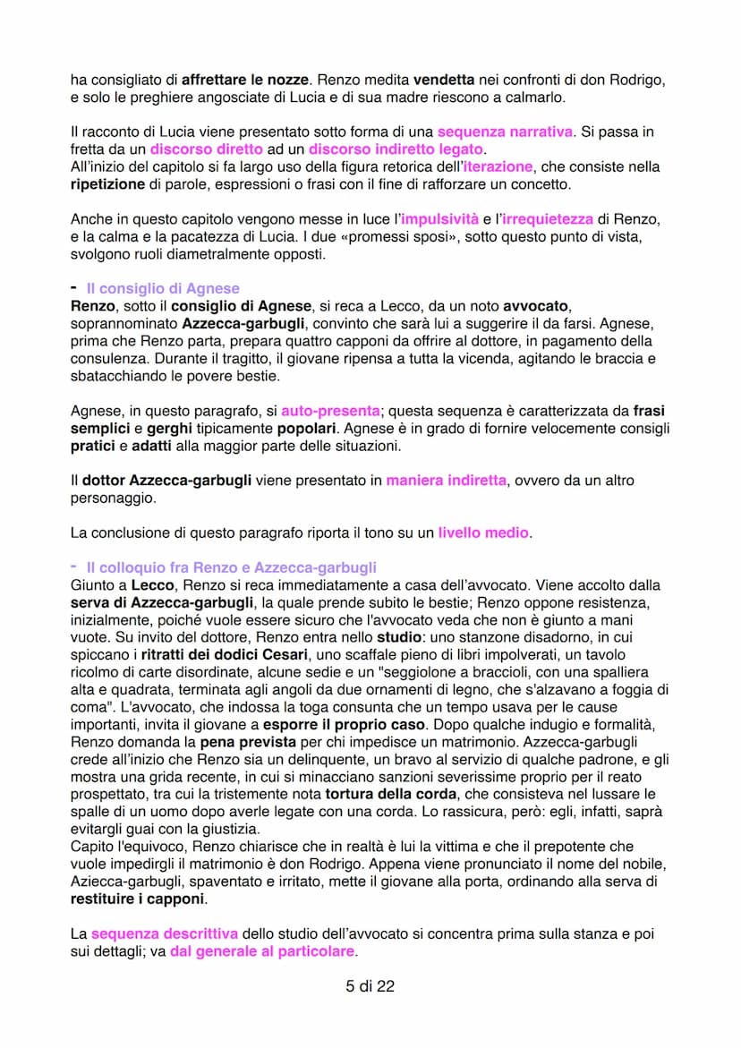 I PROMESSI SPOSI - RIASSUNTO CAPITOLI 1-12
• CAPITOLO 1
- Il territorio di Lecco
Il romanzo inizia con la descrizione della parte meridional