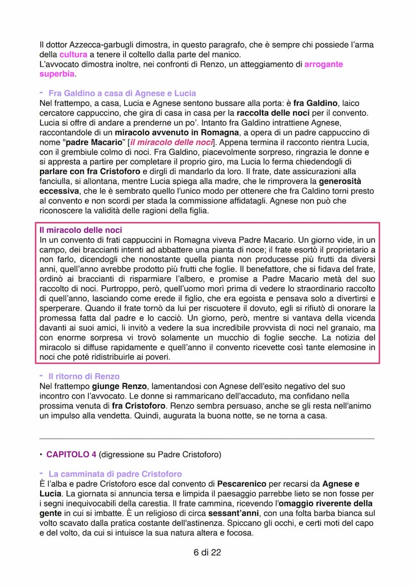 I PROMESSI SPOSI - RIASSUNTO CAPITOLI 1-12
• CAPITOLO 1
- Il territorio di Lecco
Il romanzo inizia con la descrizione della parte meridional