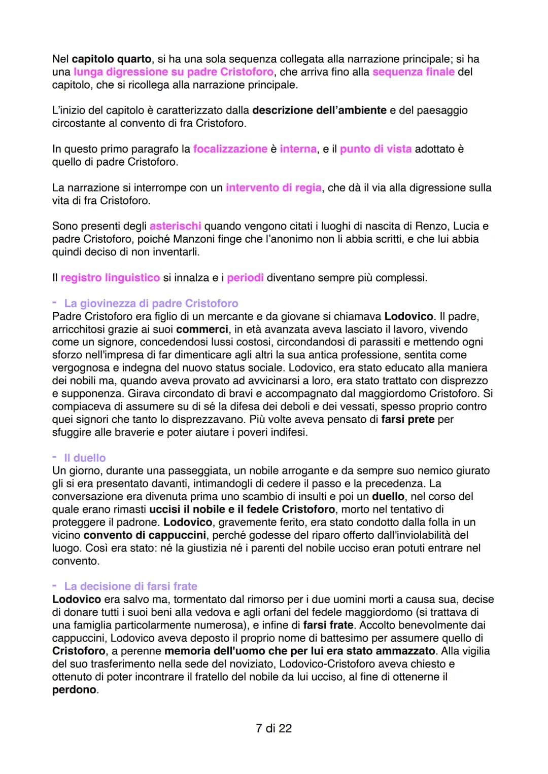 I PROMESSI SPOSI - RIASSUNTO CAPITOLI 1-12
• CAPITOLO 1
- Il territorio di Lecco
Il romanzo inizia con la descrizione della parte meridional