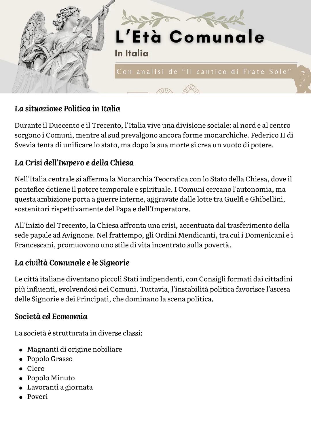 L'età Comunale in Italia: Studio e Significato