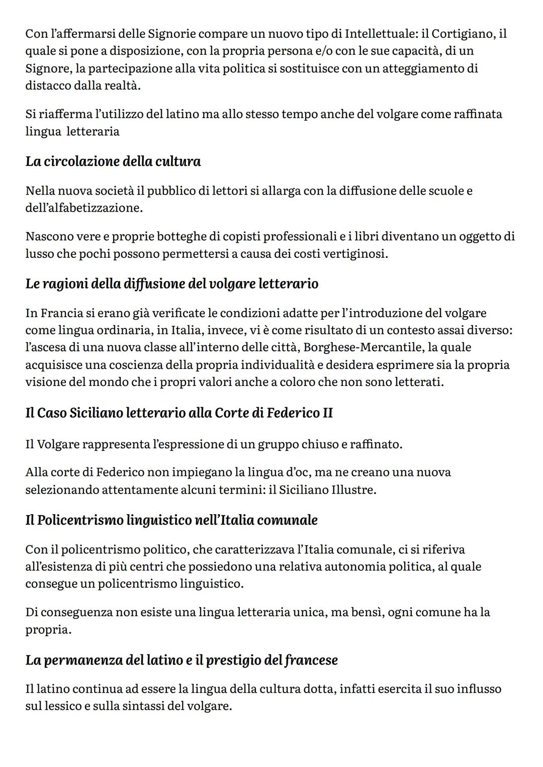 --- OCR Start ---
L'Età Comunale
In Italia
Con analisi de "Il cantico di Frate Sole"
La situazione Politica in Italia
Durante il Duecento e 